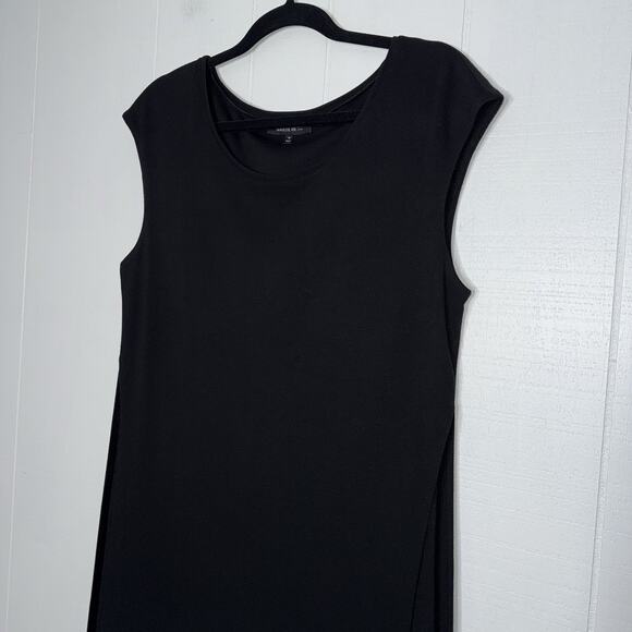 Lafayette 148 New York Women’s Layered Shift Dress Black Size Medium - Picture 3 of 6